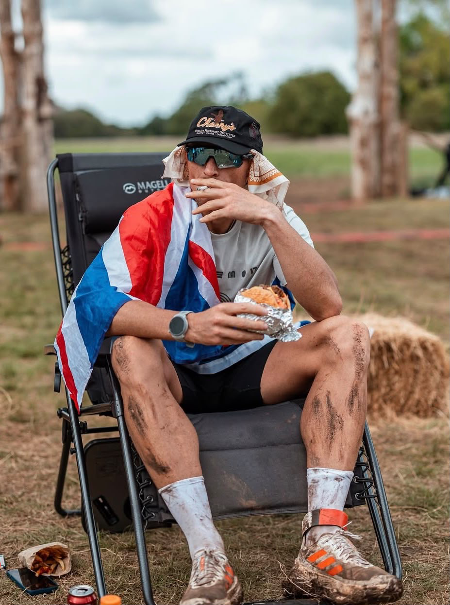 Jonny Davies after an endurance event